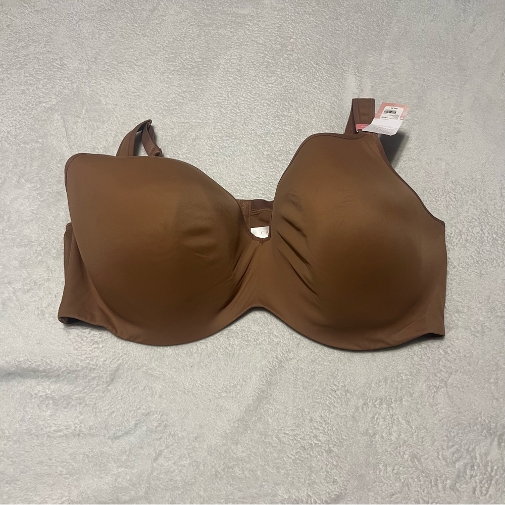 CACIQUE lightly lined balconette bra NWT (flawed)